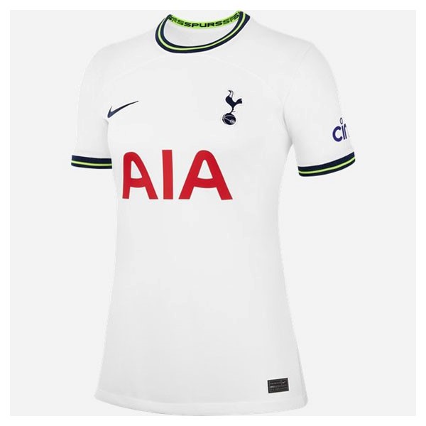 Camiseta Tottenham 1ª Kit Mujer 2022 2023 Blanco